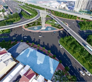 Nút giao An Phú - Phú Quý thi công đóng cọc cừ Larsen