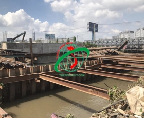 Cho Thuê thép cọc cừ larsen IV, III chiều dài 6m->12m/cây giá cho thuê 550đ