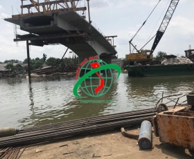 Nhận thi công đóng nhổ thép cọc cừ larsen, lắp đặt hệ khung giằng