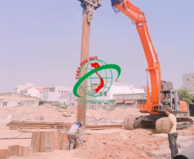 THI CÔNG ĐÓNG NHỔ CÁC LOẠI CỌC CỪ LARSEN