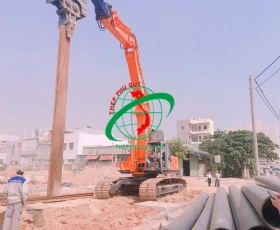 THI CÔNG ĐÓNG NHỔ CÁC LOẠI CỌC CỪ LARSEN