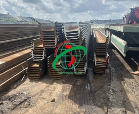 Thép cọc cừ Larsen hàng mới