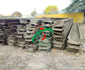 Thép cọc cừ Larsen hàng đã qua sử dụng