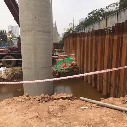 Mua, bán, cho thuê, thi công đóng, nhổ các loại cọc cừ Larsen 