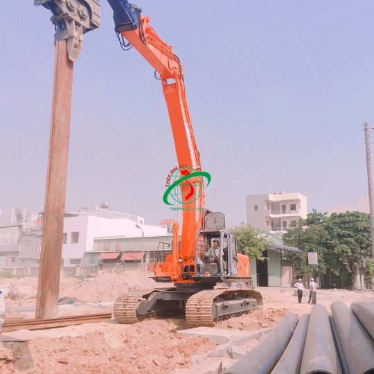 THI CÔNG ĐÓNG NHỔ CÁC LOẠI CỌC CỪ LARSEN